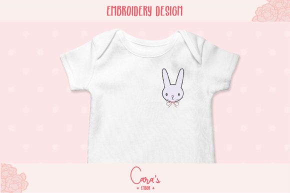 Bunny with Bow Embroidery Design Review
