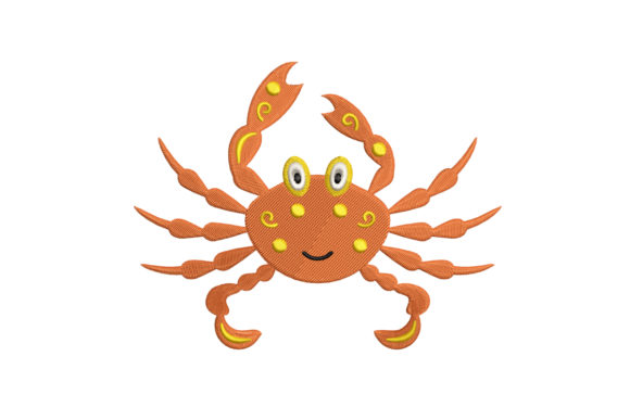 Cute Cartoon Crab