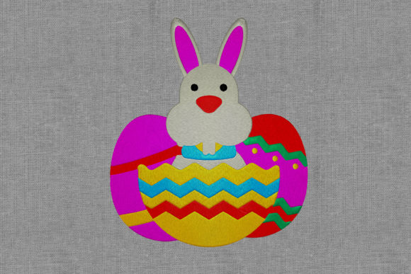Easter Bunny with Eggs