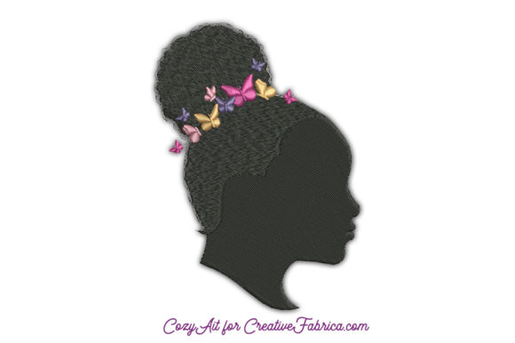 Girl with Butterflies