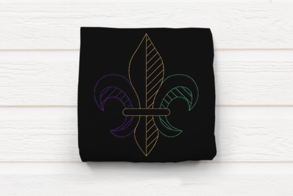 Linework Fleur De Lis
