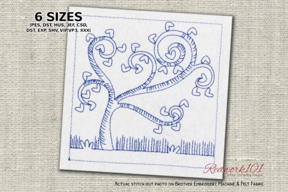 Love on Tree Machine Embroidery Review
