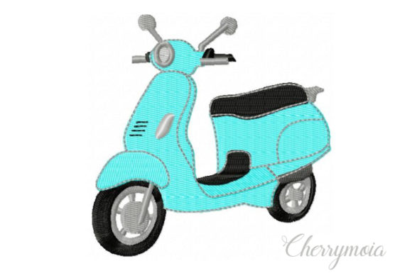 Moped Embroidery Design Review