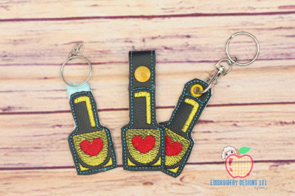 Nail Polish Bottle Keyfob Keychain ITH Review