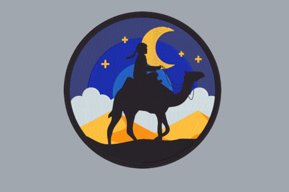 Ramadan Kareem Camel Walking