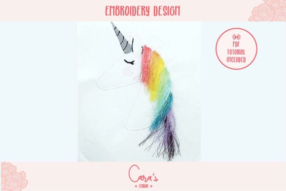 Unicorn Applique with Fringes Review